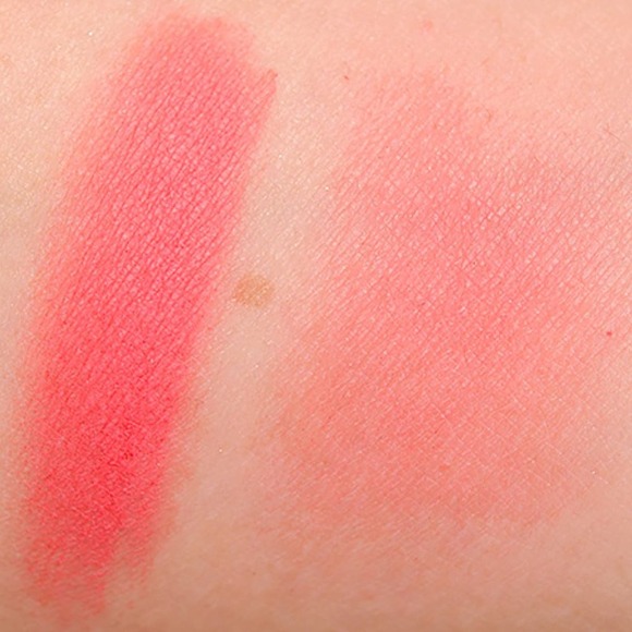 The Balm Instain Long Wearing Powder Blush Toile Deep Pink Coral .23 oz New - Picture 2 of 9